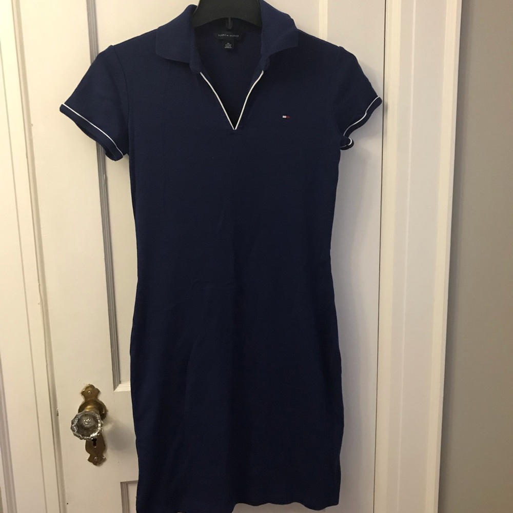 Navy Tommy Hilfiger polo dress